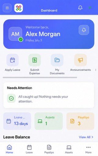 TeamPulseIQ Mobile App - Manage HR on the go